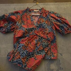 Ulla Johnson Tillie Top and shorts  - Flamingo size 4